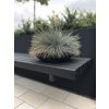 Okrasná miska PLANA, sklolaminát, 9xØ34 cm, antracit
