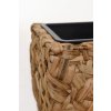blumentopf pflanzkuebel wasserhyazinthe dunkel natur 25x25x40 wild 4