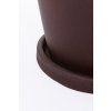 16863 6 kvetinac levanta plast vyska 63 cm hneda