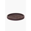Miska pod květináč PLATO, plast, Ø 47 cm, hnědá
