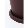 16932 4 miska pod kvetinac plato plast 60 cm hneda