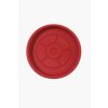16944 1 miska pod kvetinac plato plast 50 cm cervena