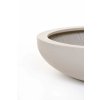 pflanzschale fiberglas creme plana 54x14 04