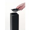 bodenvase standvase schwarz matt obelisk 120 7