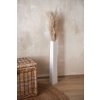 Elegantní váza OBELISK, sklolaminát, výška 80 cm, bílá