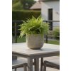 blumentopf fiberglas erdgrau caldo 25x22 ki 02 4066147010773