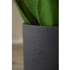 Květináč CHICO, sklolaminát, výška 24 cm, antracit