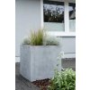 Květináč BLOCK, sklolaminát, 60x60x60 cm, beton design