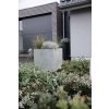 pflanzkuebel blumenkuebel block fiberglas betonoptik grau 60 60 vorgarten 1