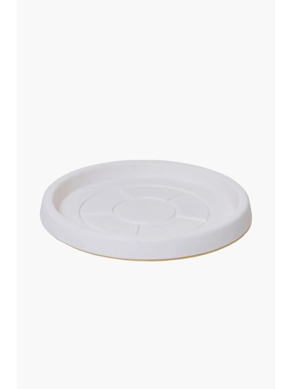 Miska pod kvetináč PLATO, plast, Ø 30 cm, biela