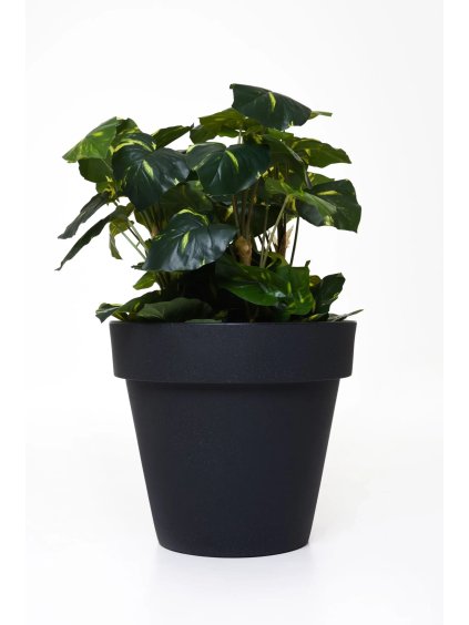 Kvetináč LEVANTA, plast, výška 35 cm, antracit
