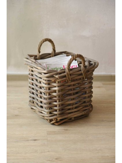 6361 dekoracny kosik cabaz ratan vyska 42 cm natur cabaz