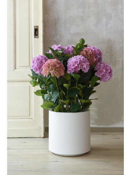 hortensie kunstpflanze pink mit topf 70x90 01