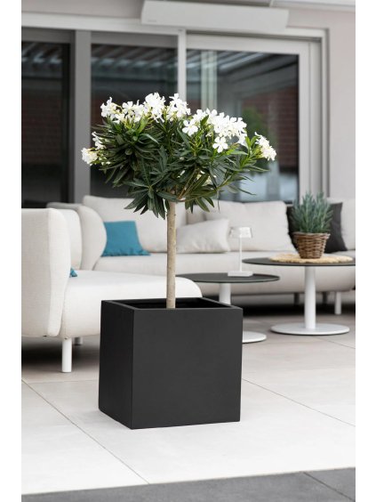 pflanzkuebel anthrazit quadratisch eckig terrasse block 40 40 01