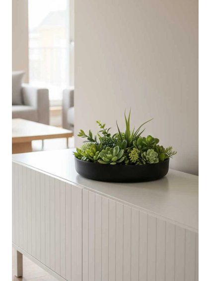 dekoschale fiberglas anthrazit oryven 30x5 ki 02 4066147011084