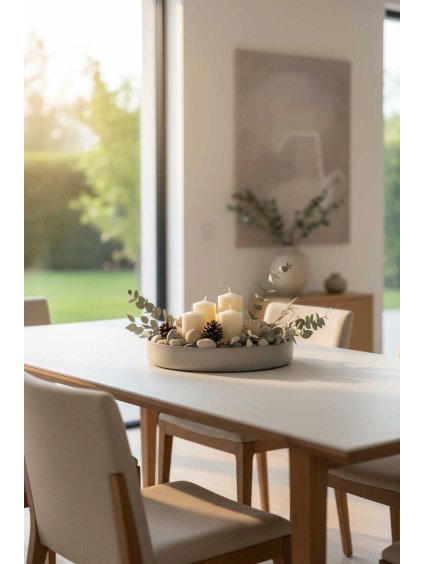 dekoschale fiberglas grau oryven 34x6 ki 02 4066147011060