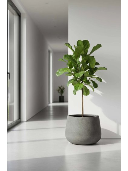 blumentopf fiberglas vesuvgrau girar 42x37 ki 01 4066147011268