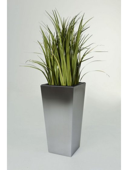 Kvetináč CLASSIC, výška 90 cm, brúsený nerez