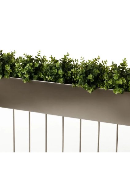 Balkónový hrantík BINOX, šírka 100 cm, brúsený nerez