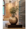 Kvetináč do interiéru GLOBE, priemer 60 cm, bronzový, outlet