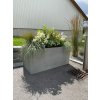 blumenkuebel pflanztrog maxi fiberglas beton design grau garten 100 01