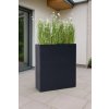raumteiler sichtschutz pflanzkuebel fiberglas anthrazit elemento 88x100 ki