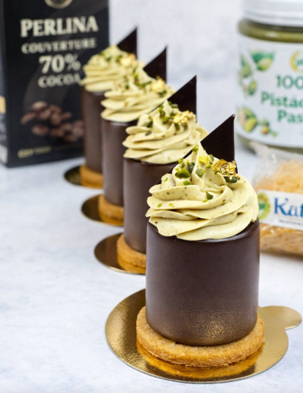 Dubajské špičky s pistácií a kadayif