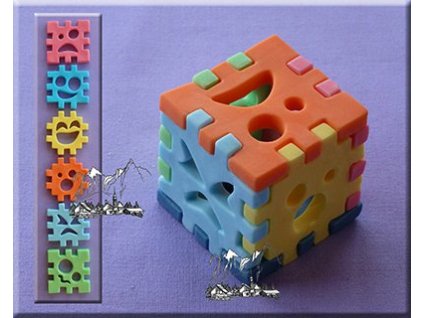 Kostky 3D silikonová forma AM0137