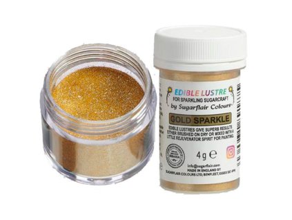 GOLD SPARKLE prachová barva Sugarflair