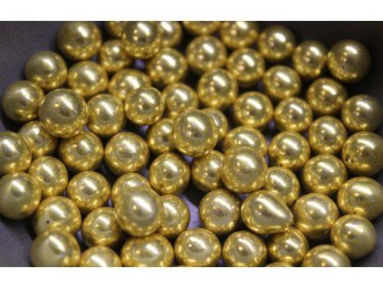 Zlaté cukrové kuličky 8,5 mm