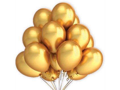 Balónky zlaté 7ks B-31