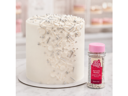 Silver Chic Medley cukrové zdobení FunCakes