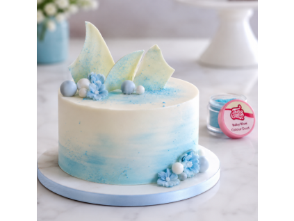 Baby Blue světle modrá prachová barva FunCakes