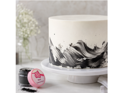 Černá prachová barva FunCakes Dust Black
