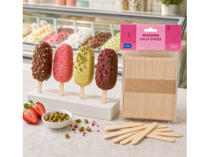 Dřívka na nanuky a cake pops
