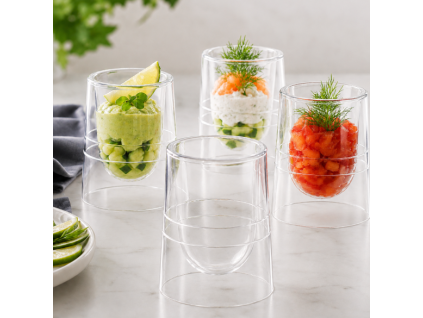 BIOGLASS plastový kelímek s dvojitou stěnou BG60 60 ml