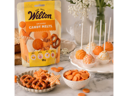 Oranžová poleva Deco melts