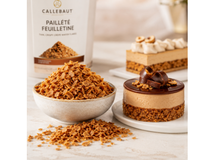 Drcený bisquit Callebaut