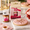 Tmavě zlatá třpytivá tekutá barva FunCakes 30 ml