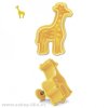 Žirafa plastový vypichovač 170322