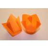 Oranžové cukrářské tulipánové košíčky 50ks