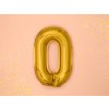 Zlatý fóliový balónek č.0 FB10M-0-019