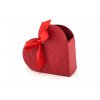 Červené srdce krabičky na výslužku PUDP11