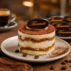 Tiramisu tmavá čokoládová dekorace