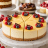 Cheesecake čokoládová dekorace