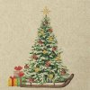 Vánoční stromeček ubrousky 642202