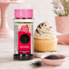 Černý jemný cukrový posyp FunCakes 80 g