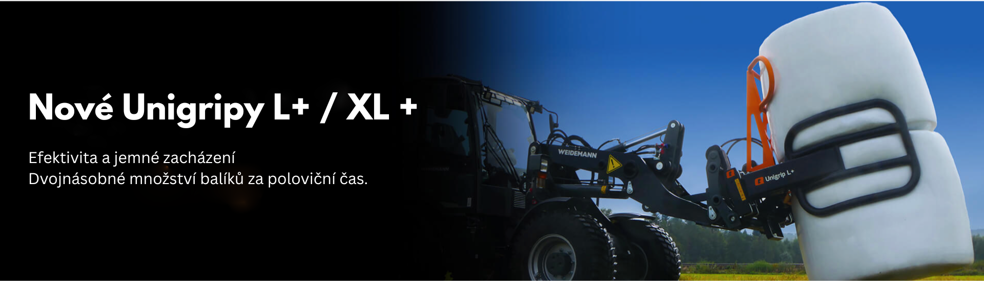 Kleště na balíky Unigrip L+ a Unigrip XL+