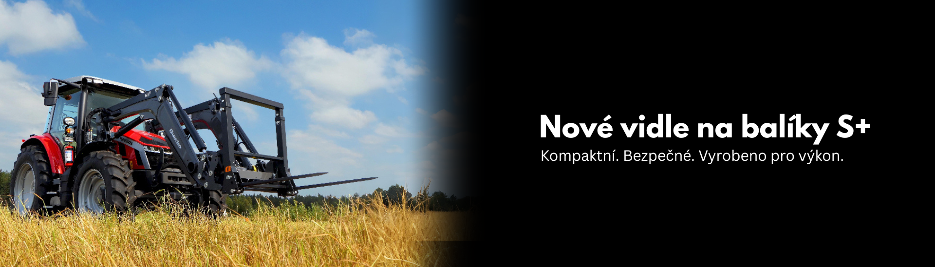 Sklopné vidle na balíky S+