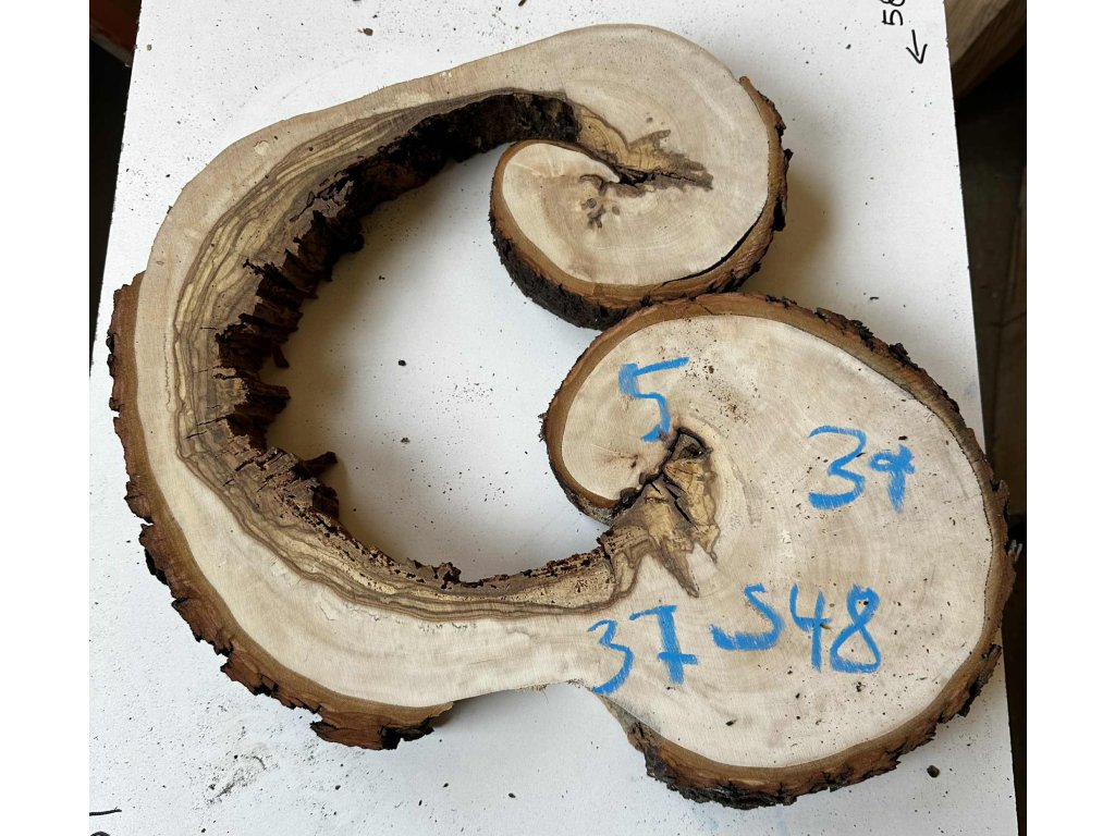 Atypický koláč na epoxid, dřevo S48